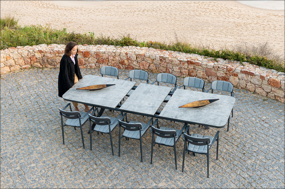 Alexander Rose 10 Seat Rimini Dining Table | More Than Pots
